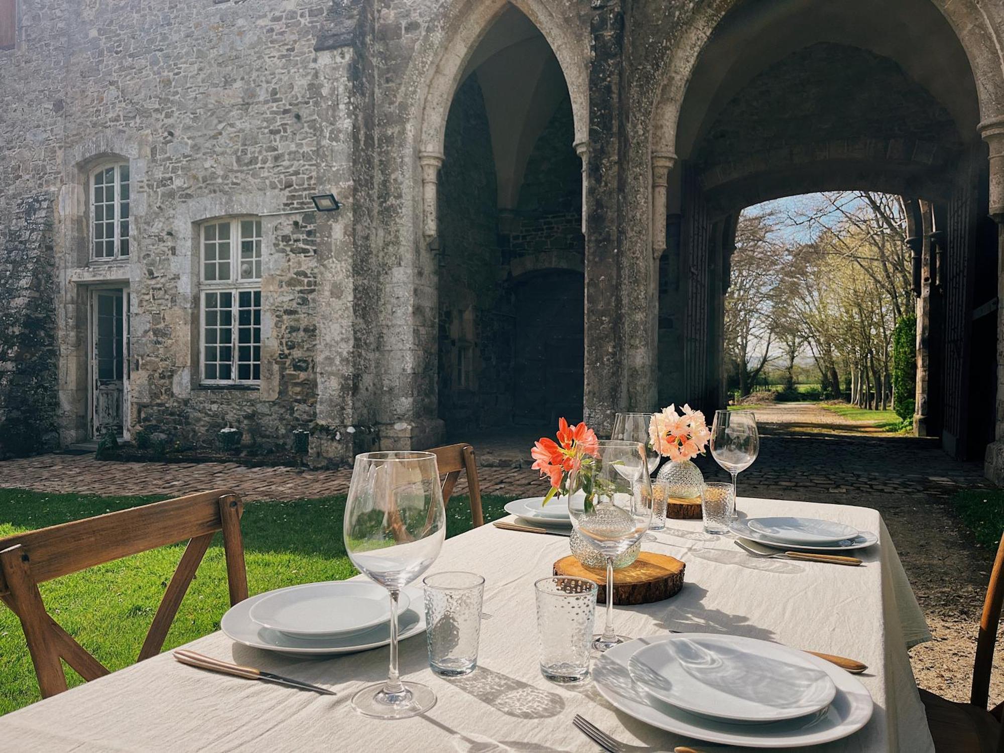 Bed and Breakfast Abbaye De Blanchelande Neufmesnil Экстерьер фото