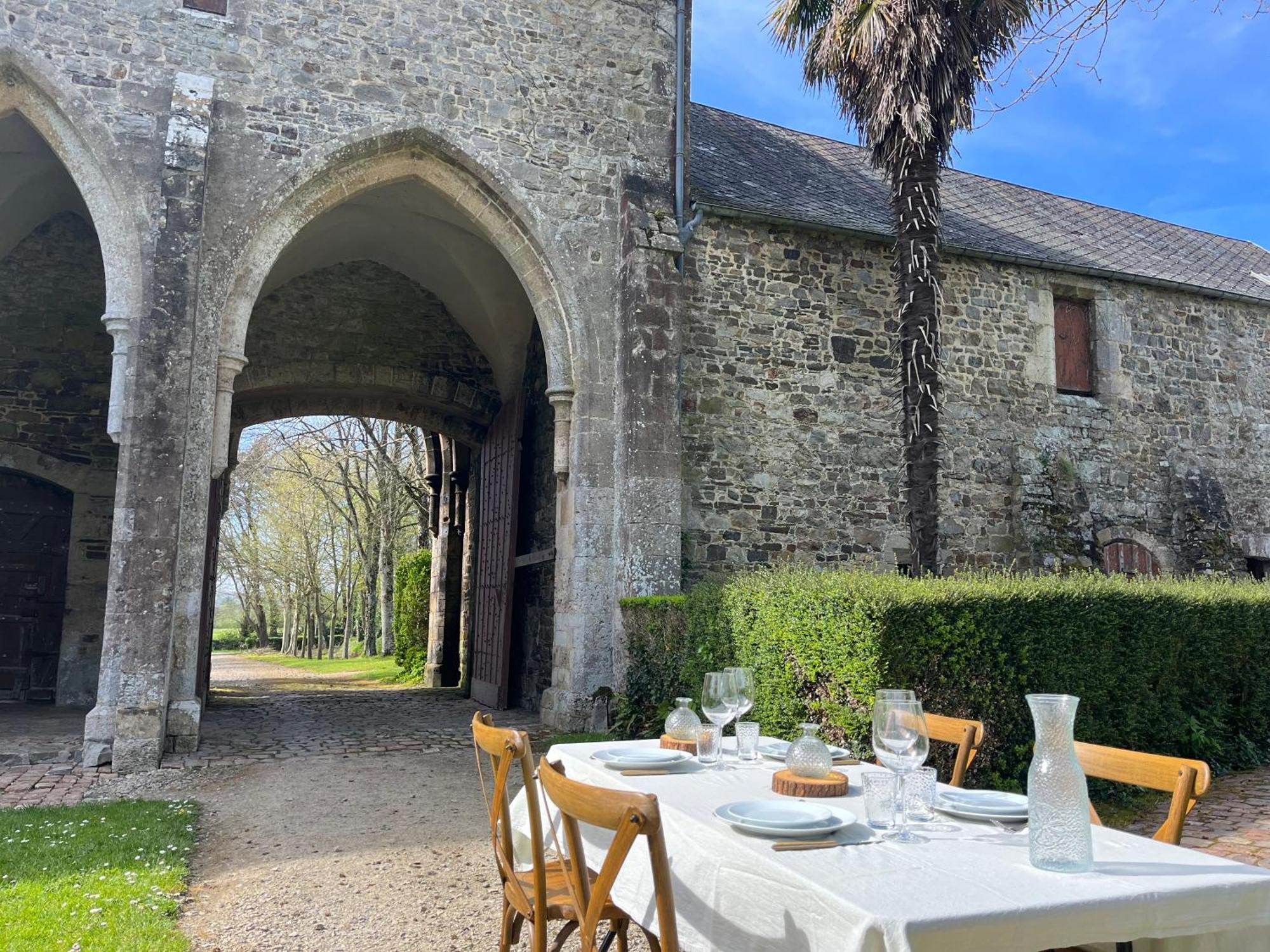 Bed and Breakfast Abbaye De Blanchelande Neufmesnil Экстерьер фото
